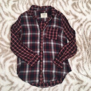 abercrombie & fitch flannel!